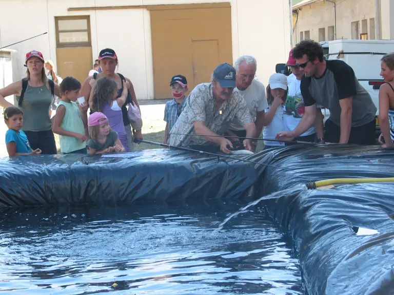 La pêche avec la Société du Monastier.