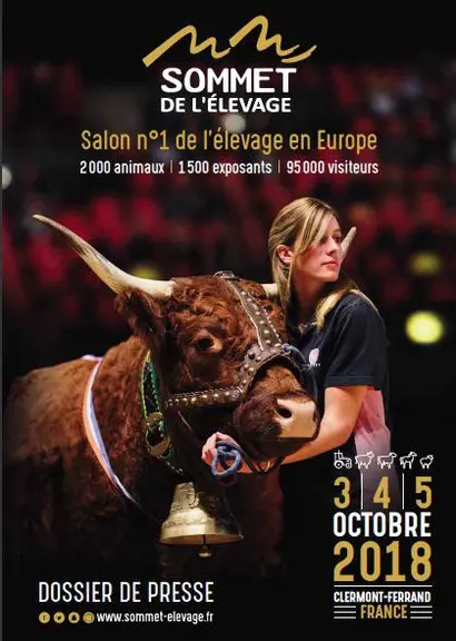 Cette année, l’élevage altiligérien est à l’honneur jusque sur les affiches du Sommet avec la photo de «Léo» le taureau Salers de Franck Terrasse de P