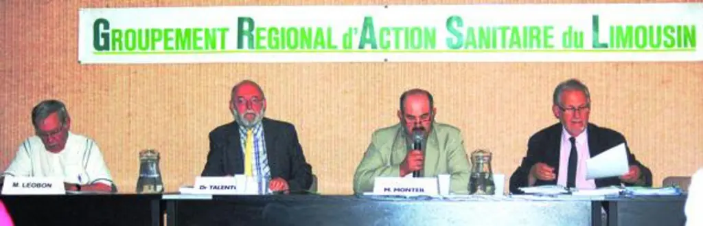 A la tribune de cette 27ème assemblée générale du Grasl, autour de Philippe Monteil, président, étaient présents le D. Yvan Talenton représentant le D