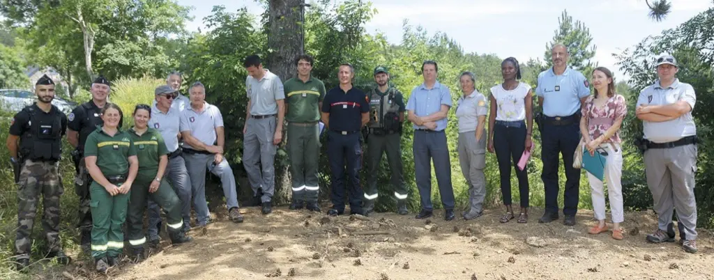 La collaboration inter-services placée sous l'autorité de la sous-préfète Valérie Fuscien