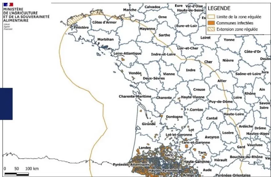 MHE : zone régulée au 14 août 2024
