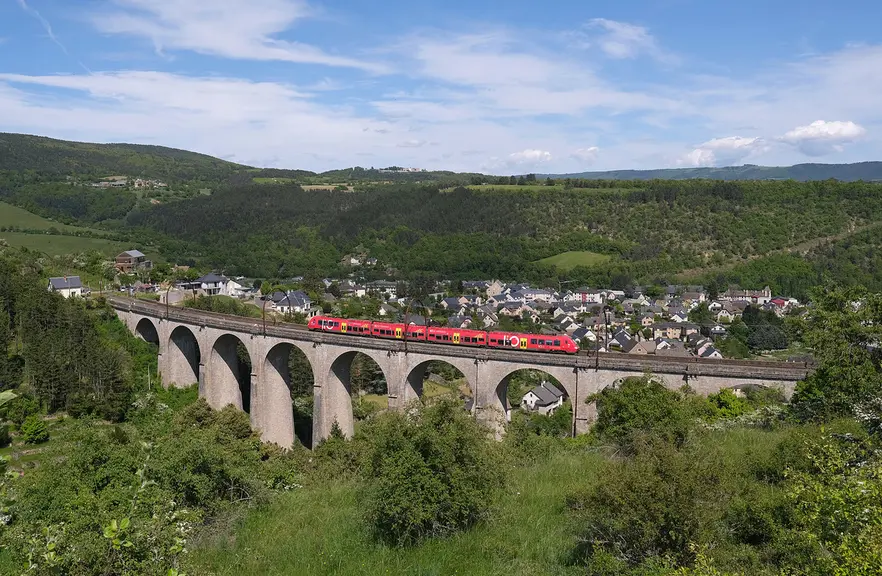 Le viaduc du Sénouard à Marvejols.
