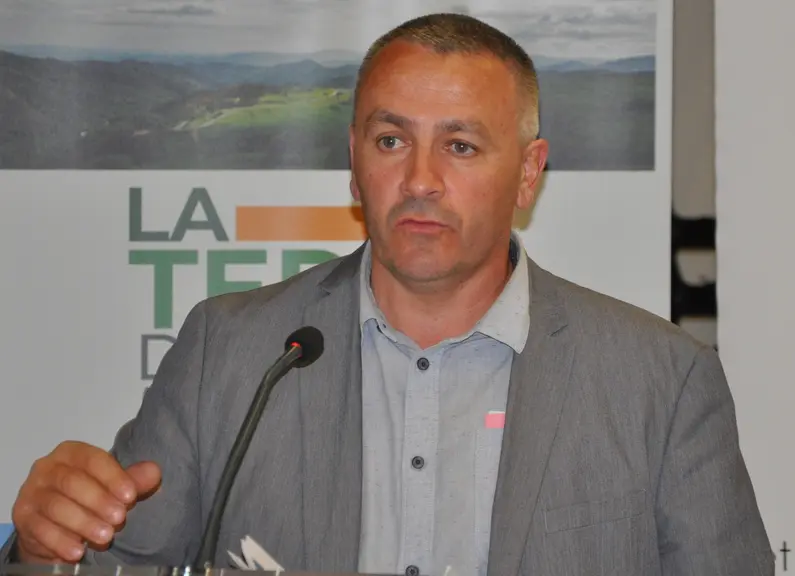 Yannick Fialip, éleveur en Haute-Loire.