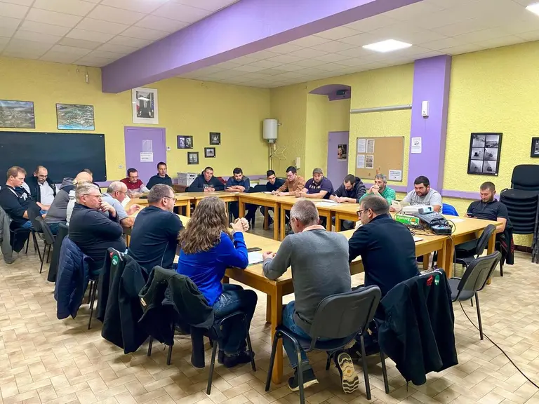 Rencontre à St Front.