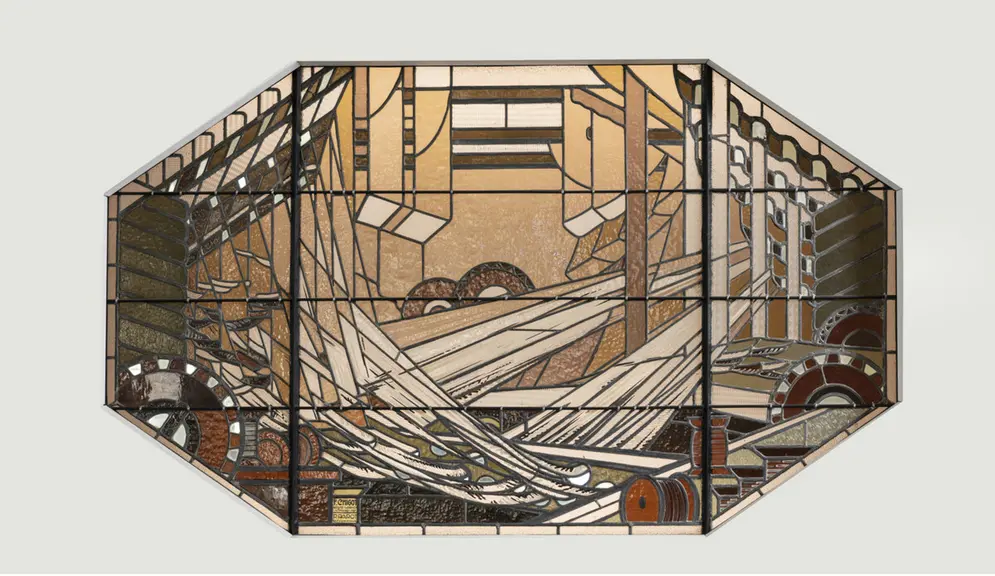 La Tapisserie, vitrail de Francis Chigot