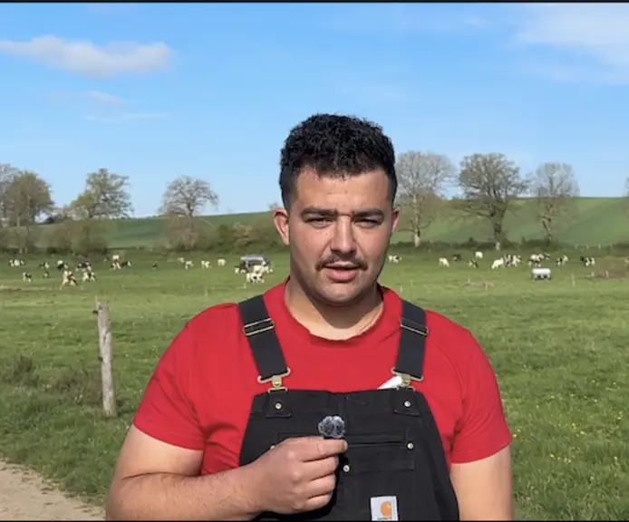 Lilian Bonnabry, agriculteur dans les Combrailles