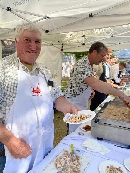 dégustation de poulets du Bourbonnais
