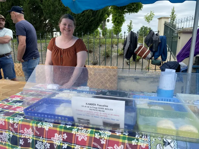 stand fromage de chèvres