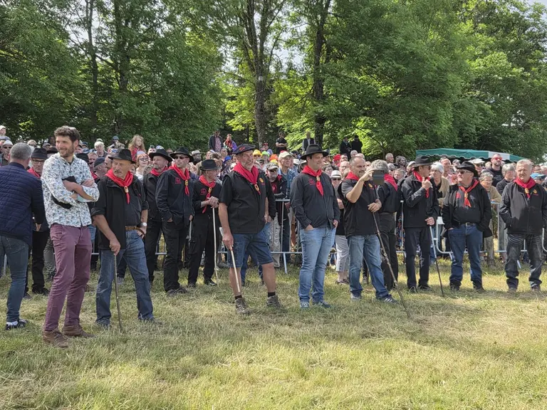 Les éleveurs, les grands acteurs de la fête.