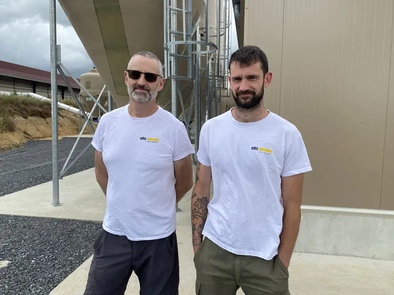 Père et fils : Jean-Luc et Vincent Cluzy