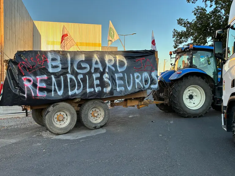 mobilisation à Villefranche-d'Allier