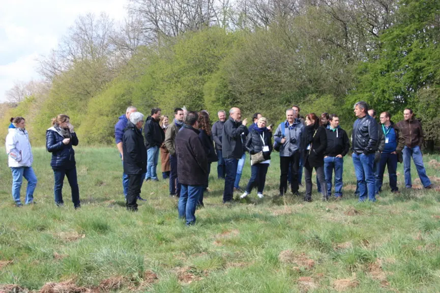 Les moutonniers français ont découvert le territoire Belge et sa filière ovine.  © M.-A. Batut