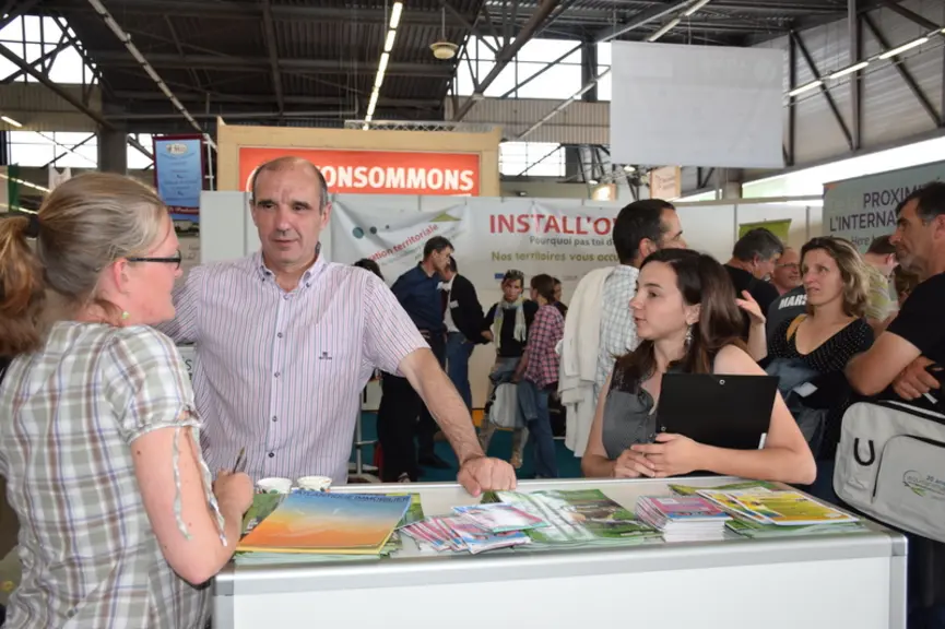 Les porteurs de projet ont pu échanger avec des élus de cinq territoires de Nouvelle-Aquitaine ainsi qu’avec les organismes d’accompagnement. © D. Har