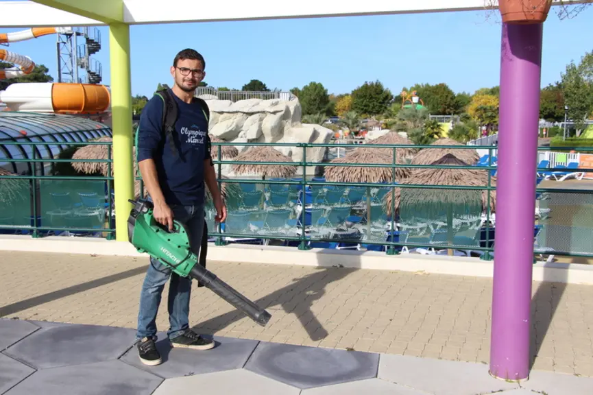 A 23 ans, Frédéric Vrignon apprécie d'avoir une double activité. © V. Bargain