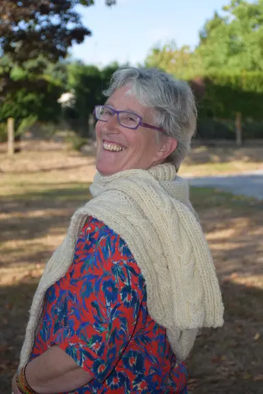 (A mettre avec les photos 2 et 3) Catherine Couturier s’est évertuée à redonner à la laine, particulièrement celle de la race Limousine, une image pos