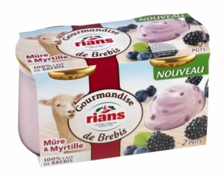 Rians a sorti une gamme de Gourmandises de brebis en format généreux de 150 grammes nature, à la mûre et à la myrtille ou à la châtaigne. © DR