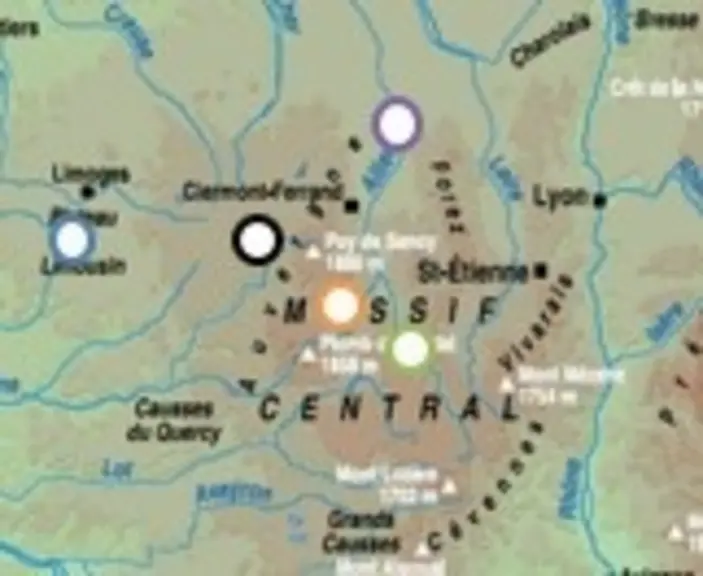 Cinq sites situés dans le Massif central ont participé à cette étude. © Idele/Ciirpo