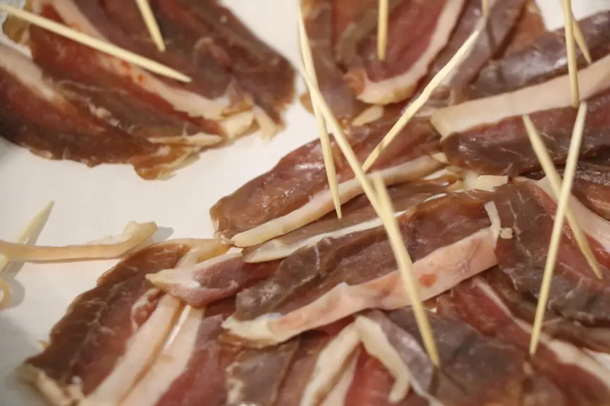 Le magret d'agneau bio de la Sicaba a étonné. Une nouvelle façon de manger de l'agneau, simple et festive. © B. Morel