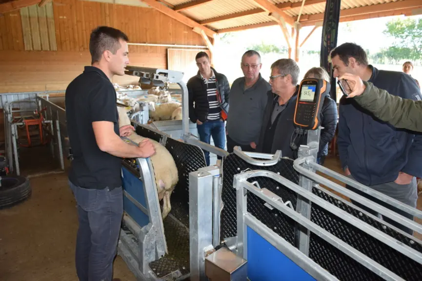 Lors de l’assemblée générale le 16 octobre, les éleveurs adhérents de toute la France ont visité les installations du lycée de Charolles. Ils ont pu y