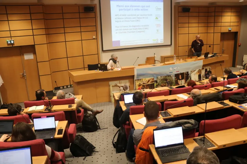 Le séminaire final d'Isage en France a rassemblé les experts des trois filières. © B. Morel