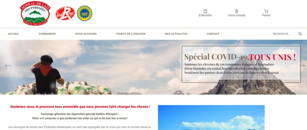 Dans les Pyrénées-Atlantiques, les coopératives Caoso, Axuria et AOBB se sont unies pour organiser une vente directe et proposer des caissettes de via
