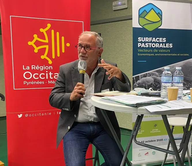Éric Andrieu, député européen. « Il n’y aurait plus d’élevages dans nos massifs si on laisse faire l’approche libre de l’économie. »  © Thiziri Sidi S