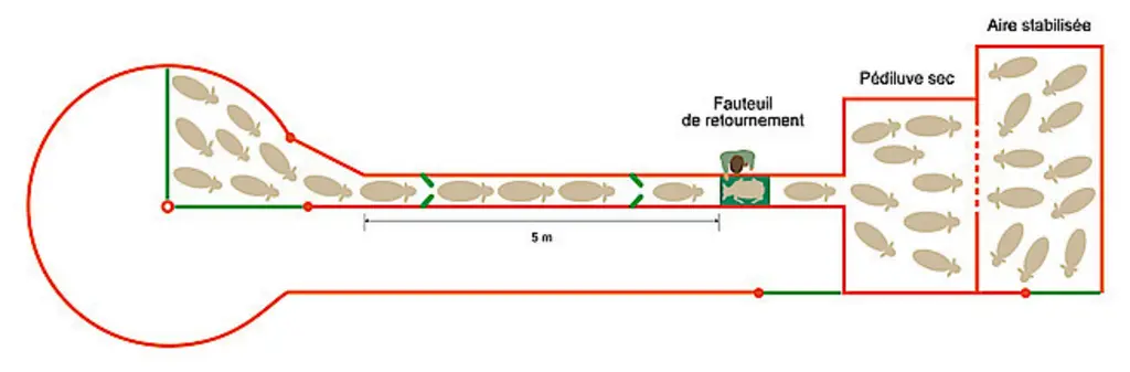 Pédiluve sec et fauteuil de retournement © Equip’Innovin