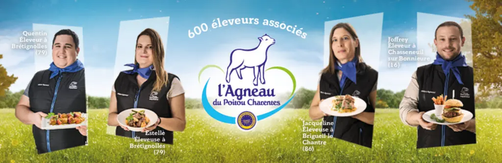 Avant le changement d'image de la marque, les éleveurs se présentent avec leur plat fétiche.  © ADPAP