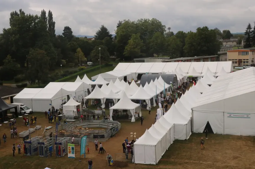 Le salon Tech-Ovin a su attirer 15 000 visiteurs malgré l'obligation du passe sanitaire et la météo capricieuse.