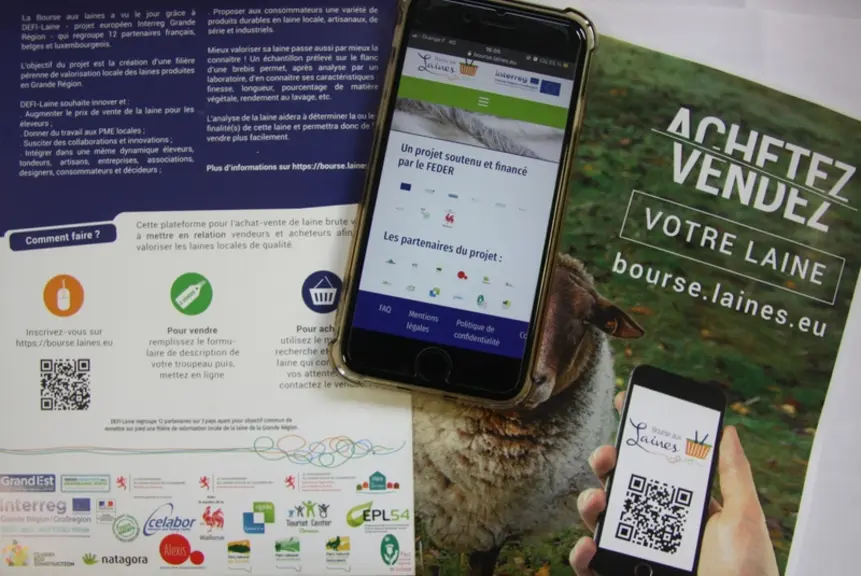 La Bourse aux laines est une plateforme de petites annonces dédiées à la laine, mise en service en octobre 2021.