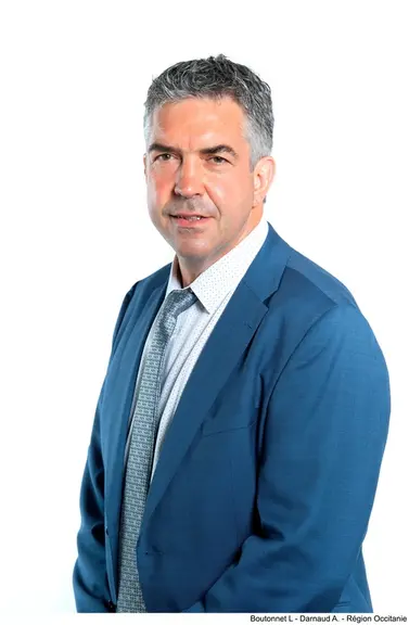 Vincent Labarthe, vice-président chargé de l’agriculture et de l’enseignement agricole à la Région Occitanie/Pyrénées Méditerranée.