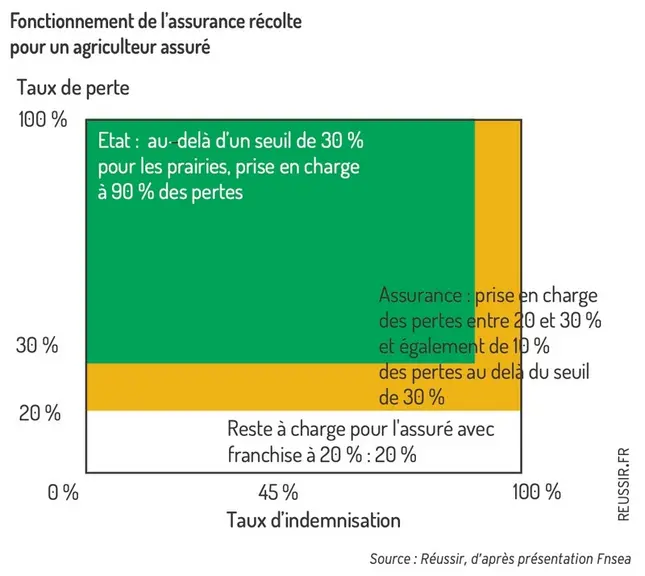 Fonctionnement de l’assurance récolte pour un agriculteur assuré