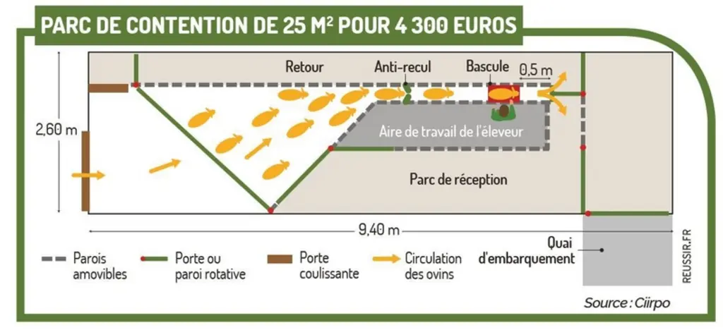 Un système pour trier les agneaux