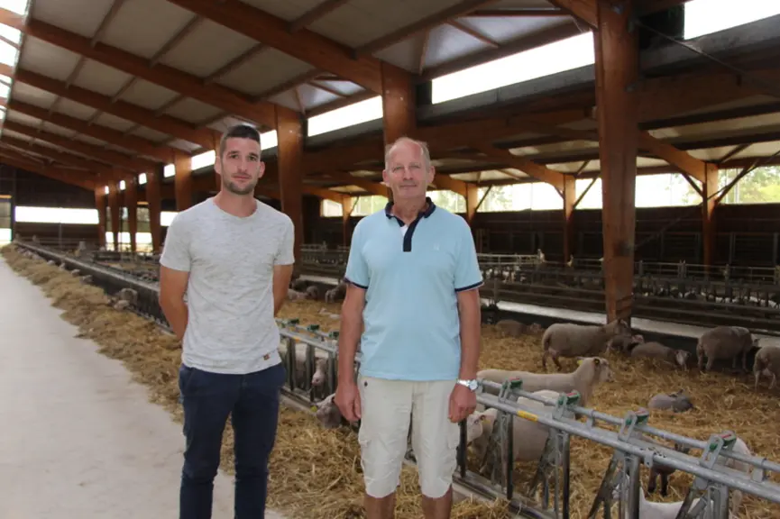 Alexis et Jean Gratton, deux des cinq associés du Gaec Le Pay : « Notre objectif aujourd’hui est de développer la vente de reproducteurs, en maintenan