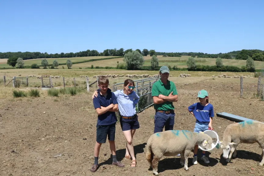 Famille Moreau, éleveurs ovins dans la Nièvre