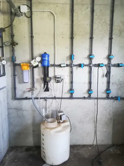 La Smart Dosing de Dosatron enregistre les traitements administrés. © Ifip
