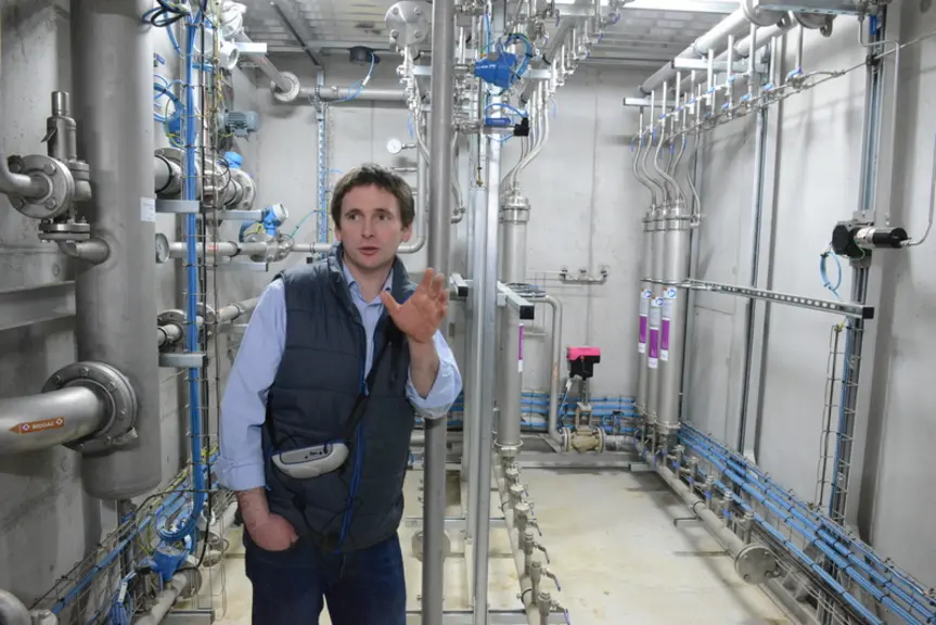 Yannick Laurent. " La méthanisation est tout à fait complémentaire de l’élevage, en ce sens qu’elle donne de la valeur aux effluents. " © F.  Jourdain