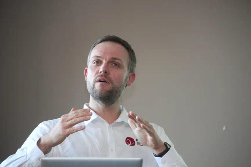 Sylvain Gauffroy, responsable qualité chez Porc Armor Évolution. "La biosécurité est dès lors devenue le dossier prioritaire pour la préservation de l
