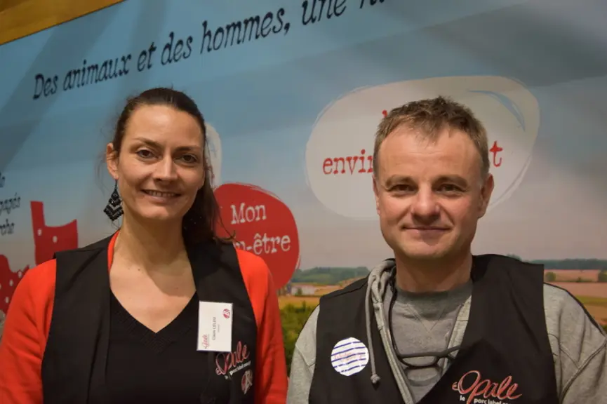 Claire Leleu et Christophe Herouin, Opale. "On ne peut pas faire tout bouger tout seul, mais on peut contribuer." © Y. Boloh