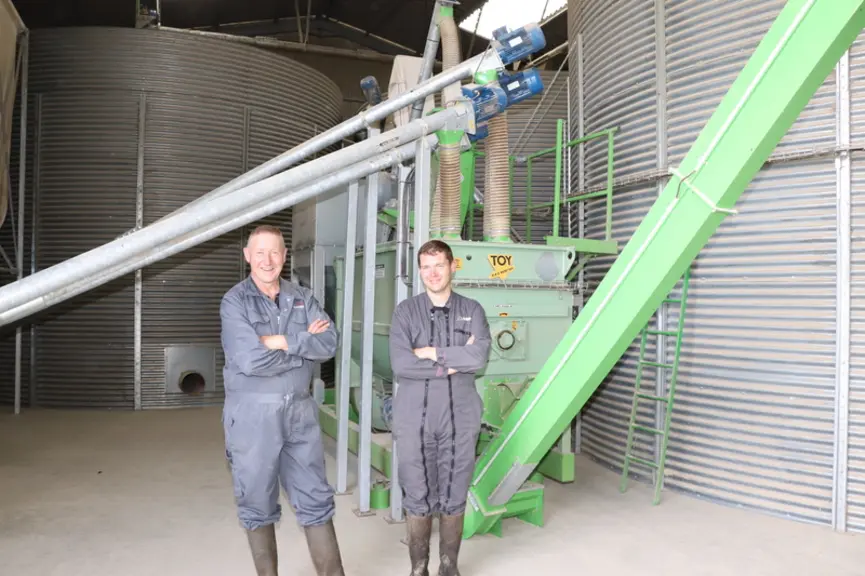 Philippe et Guillaume Vasseur. «  L’objectif de la Faf est de diminuer le prix des aliments en utilisant des céréales achetées ou produites sur notre