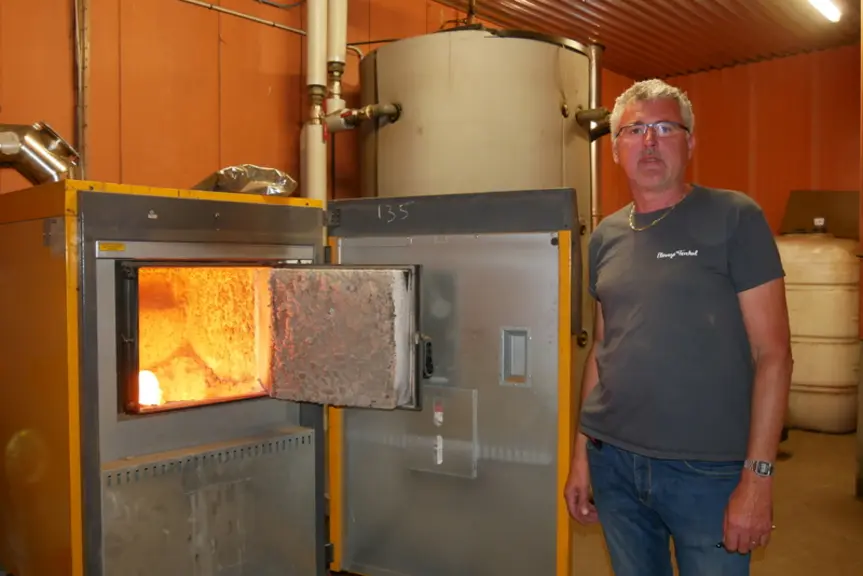 Laurent Ferchal, gérant de la SCEA Ferchal. « En accédant à une ressource d’énergie peu coûteuse, je peux me permettre de chauffer d’avantage et optim