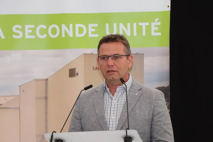 Christophe Congues, président du groupe coopératif Euralis. « Sojalim est un projet collectif qui apporte de la valeur ajoutée à l’échelle d’un territ