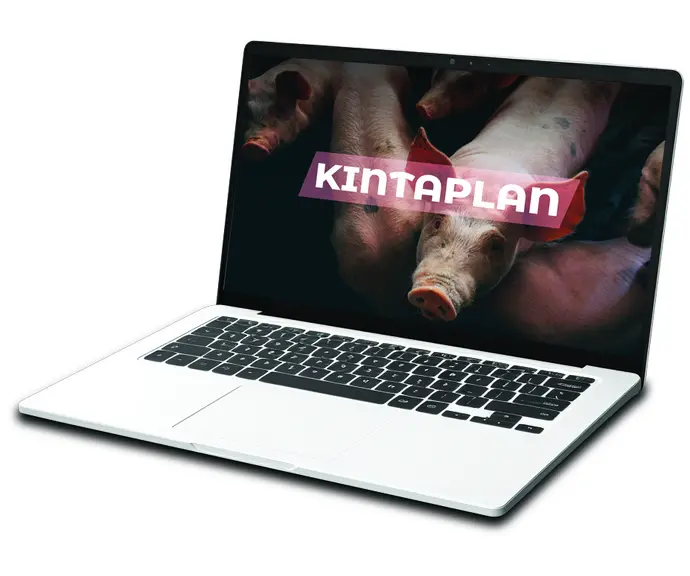 Visuel d'un ordinateur avec le logiciel Kintaplan