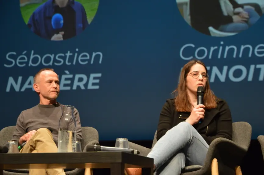 Sébastien Navière, éleveur à Coëtmieux (Côtes-d’Armor), a accueilli Corinne Benoit pendant sa formation en alternance. Il l’a