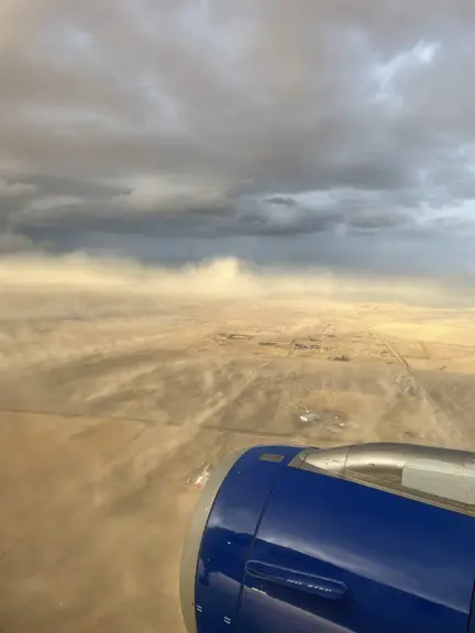 tempête de sable aux Etats-Unis