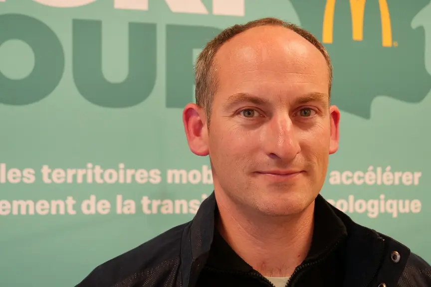Nicolas Boyer, producteur de pommes à Mornas, dans le Vaucluse