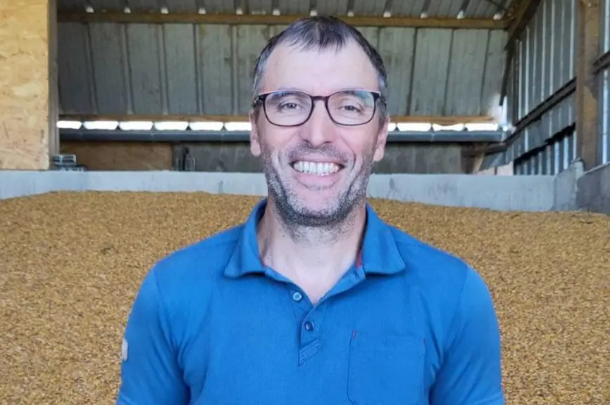 Benoît Gobin céréalier en ACS en Saône et Loire