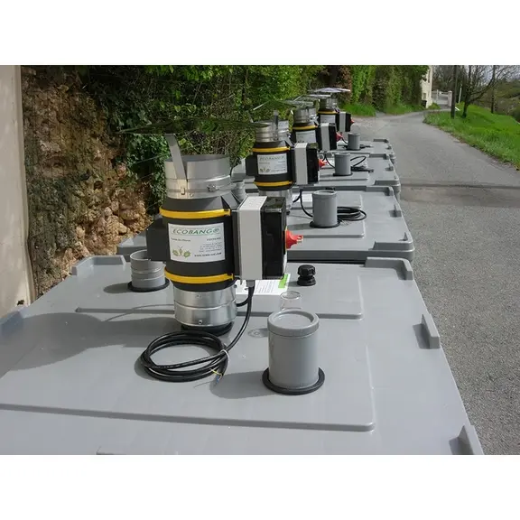 Les aires de lavage mobiles sont souvent associées à des solutions de traitement mobiles.