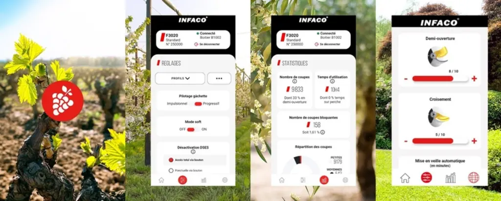 Infaco sort une application permettant de suivre le chantier de taille en temps réel, mais aussi d'identifier et géolocaliser certains points remarqua