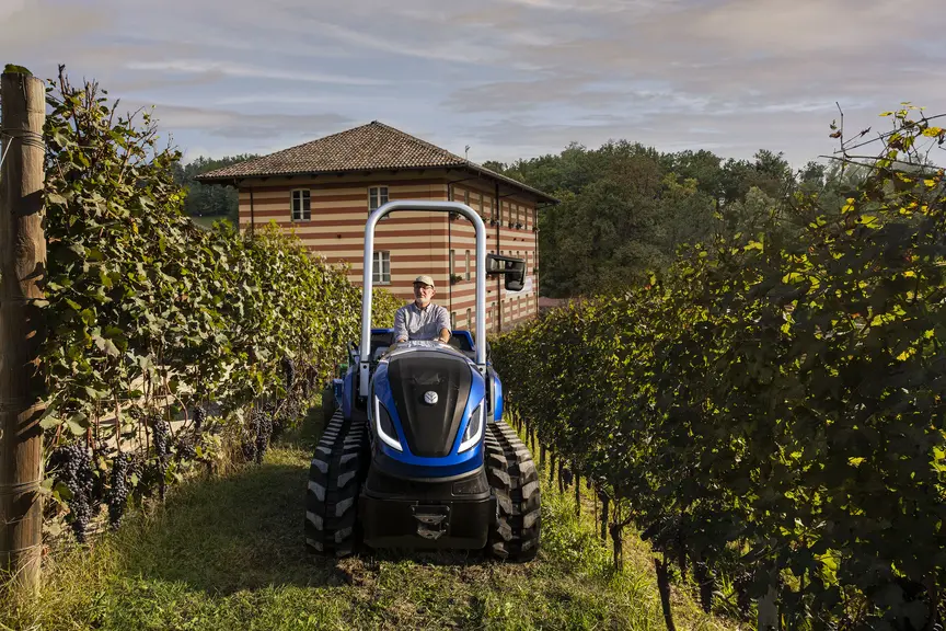 Tracteur New Holland TK Methane Power Réussir